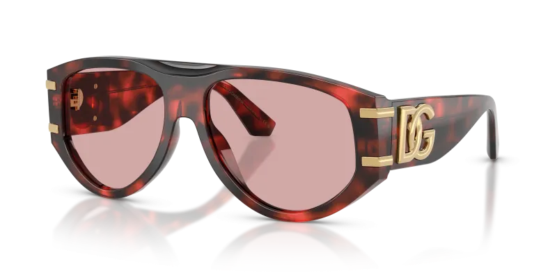Dolce & Gabbana DG4499 335884 แว่นกันแดดเลนส์ม่วงอ่อน สำหรับผู้หญิง