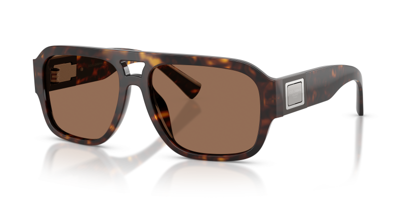 Dolce & Gabbana DG4506 502 73 แว่นกันแดดทรงนักบิน XXL สำหรับผู้ชาย