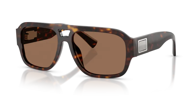 Dolce & Gabbana DG4506 502 73 แว่นกันแดดทรงนักบิน XXL สำหรับผู้ชาย