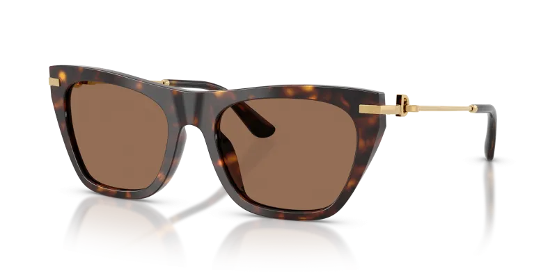Dolce & Gabbana DG4511 502/73 แว่นกันแดดฮาวานา ไซซ์ XXL สำหรับผู้หญิง