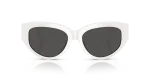 แว่นกันแดด Dolce & Gabbana DG4514-331287 White Dark Grey Dolce Gabbana DG4514 331287 ด้านหน้า
