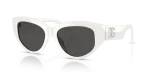 แว่นกันแดด Dolce & Gabbana DG4514-331287 White Dark Grey แว่นกันแดด Dolce Gabbana DG4514 331287 สีขาว สำหรับผู้หญิง