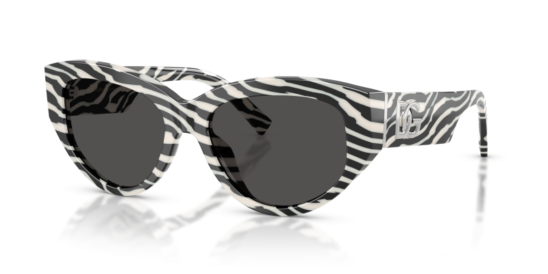 แว่นกันแดด Dolce & Gabbana DG4514-337287 Zebra Multicolor Dolce & Gabbana DG4514 337287 แว่นกันแดดลายม้าลาย สำหรับผู้หญิง