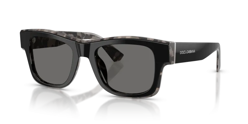 แว่นกันแดด Dolce & Gabbana DG4515-3403/1 Black On Grey Havana Grey Dolce & Gabbana DG4515 3403/1 แว่นกันแดดดำเฉดฮาวานาเทา สำหรับผู้ชาย
