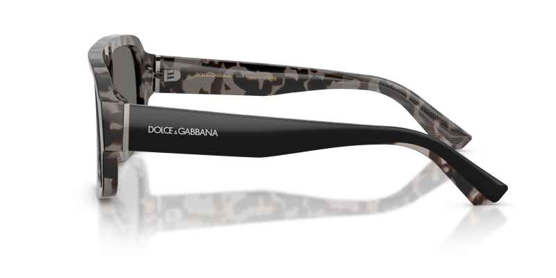 แว่นกันแดด Dolce & Gabbana DG4516 3403-1 มุมข้าง ทรงสี่เหลี่ยมจัตุรัส
