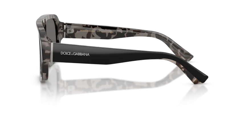 แว่นกันแดด Dolce & Gabbana DG4516 3403-1 มุมข้าง ทรงสี่เหลี่ยมจัตุรัส