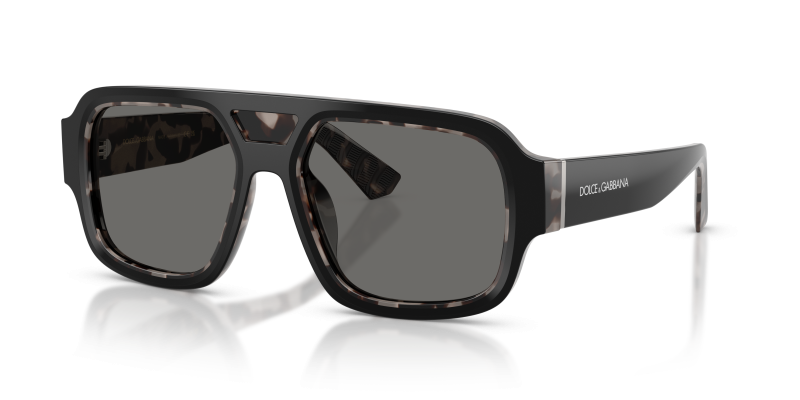Dolce & Gabbana DG4516 3403-1 แว่นกันแดดดำเฉดฮาวานาเทา สำหรับผู้ชาย