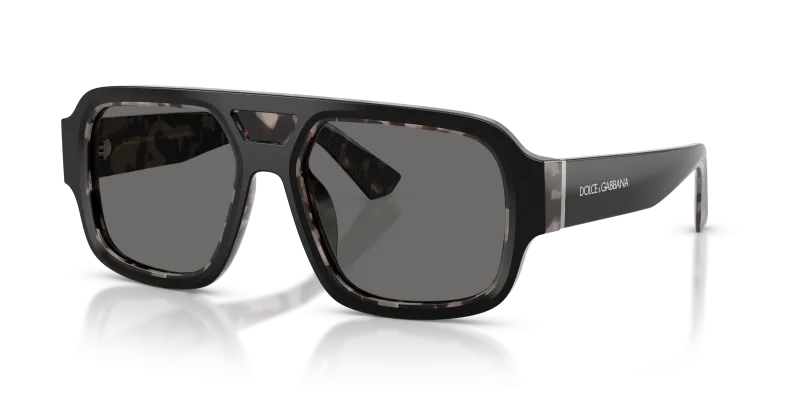 แว่นกันแดด Dolce & Gabbana DG4516-3403/1 Black On Grey Havana Grey Dolce & Gabbana DG4516 3403-1 แว่นกันแดดดำเฉดฮาวานาเทา สำหรับผู้ชาย