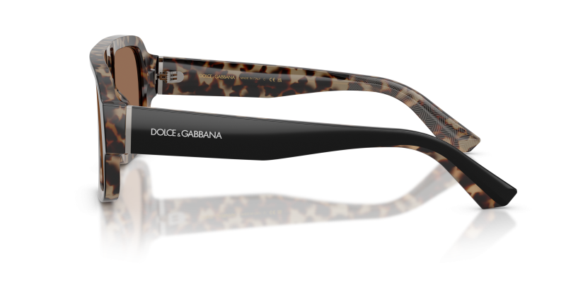 แว่นกันแดด Dolce & Gabbana DG4516 341773 มุมข้าง ทรงสี่เหลี่ยมจัตุรัส