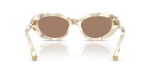 แว่นกันแดด Dolce & Gabbana DG4519-346173 Pearl Havana Cream Solid Brown Dolce Gabbana DG4519 346173 ขาแว่นด้านใน