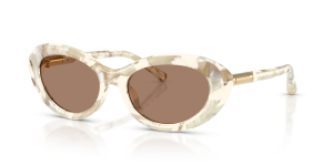 แว่นกันแดด Dolce Gabbana DG4519 346173 Pearl Havana Cream สำหรับผู้หญิง