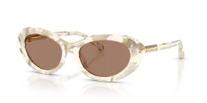 แว่นกันแดด Dolce Gabbana DG4519 346173 Pearl Havana Cream สำหรับผู้หญิง