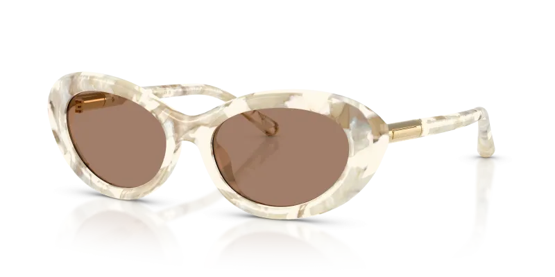 แว่นกันแดด Dolce & Gabbana DG4519-346173 Pearl Havana Cream Solid Brown แว่นกันแดด Dolce Gabbana DG4519 346173 Pearl Havana Cream สำหรับผู้หญิง