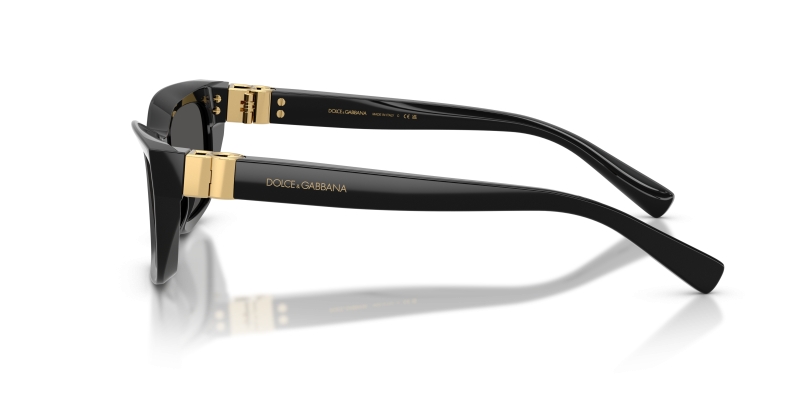 แว่นกันแดด Dolce & Gabbana DG4532 501-87 มุมข้าง ทรงตาแมว