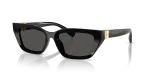 แว่นกันแดด Dolce & Gabbana DG4532-501/87 Black Dark Grey Dolce & Gabbana DG4532 501-87 แว่นกันแดดสีดำทรงตาแมว สำหรับผู้หญิง