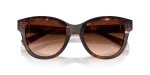 แว่นกันแดด Dolce & Gabbana DG4533-322274 Dark Red Havana Brown Gradient Dolce & Gabbana DG4533 322274 close-up ด้านหน้า