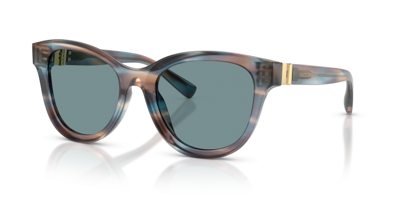 แว่นกันแดด Dolce & Gabbana DG4533-344880 Striped Blue Dolce & Gabbana DG4533 344880 แว่นกันแดดลายแถบน้ำเงิน สำหรับผู้หญิง