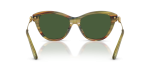 แว่นกันแดด Dolce & Gabbana DG4534-347571 Striped Green Dolce & Gabbana DG4534 347571 ขาแว่นด้านใน สีทอง