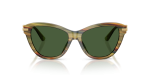 แว่นกันแดด Dolce & Gabbana DG4534-347571 Striped Green Dolce & Gabbana DG4534 347571 แว่นกันแดดด้านหน้า