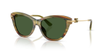 แว่นกันแดด Dolce & Gabbana DG4534-347571 Striped Green Dolce & Gabbana DG4534 347571 กรอบลายทางเขียวโปร่งใส ขาแว่นทอง