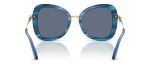แว่นกันแดด Dolce & Gabbana DG4535-347272 Striped Blue Transparent Blue Dolce & Gabbana DG4535 347272 ขาแว่นด้านใน