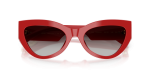 แว่นกันแดด Dolce & Gabbana DG4536-30888G Full Red Grey Gradient Dolce & Gabbana DG4536 30888G close-up ด้านหน้า