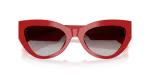 แว่นกันแดด Dolce & Gabbana DG4536-30888G Full Red Grey Gradient Dolce & Gabbana DG4536 30888G close-up ด้านหน้า