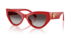 แว่นกันแดด Dolce & Gabbana DG4536-30888G Full Red Grey Gradient Dolce & Gabbana DG4536 30888G แว่นกันแดดสีแดงเต็ม สำหรับผู้หญิง