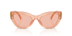 แว่นกันแดด Dolce & Gabbana DG4536-322684 Nude Transparent Dark Pink Dolce Gabbana DG4536 322684 ด้านหน้า