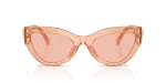 แว่นกันแดด Dolce & Gabbana DG4536-322684 Nude Transparent Dark Pink Dolce Gabbana DG4536 322684 ด้านหน้า