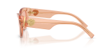 แว่นกันแดด Dolce & Gabbana DG4536-322684 Nude Transparent Dark Pink แว่นกันแดด Dolce Gabbana DG4536 322684 มุมข้าง เลนส์ชมพูเข้ม
