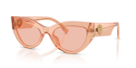 แว่นกันแดด Dolce & Gabbana DG4536-322684 Nude Transparent Dark Pink แว่นกันแดด Dolce Gabbana DG4536 322684 นู้ดโปร่งใส สำหรับผู้หญิง