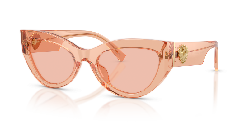 แว่นกันแดด Dolce & Gabbana DG4536-322684 Nude Transparent Dark Pink แว่นกันแดด Dolce Gabbana DG4536 322684 นู้ดโปร่งใส สำหรับผู้หญิง
