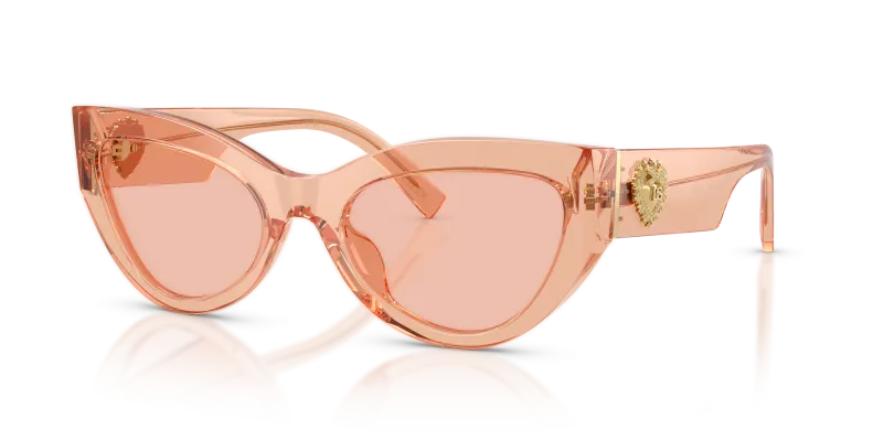 แว่นกันแดด Dolce & Gabbana DG4536-322684 Nude Transparent Dark Pink แว่นกันแดด Dolce Gabbana DG4536 322684 นู้ดโปร่งใส สำหรับผู้หญิง