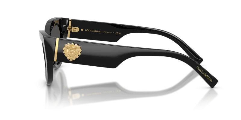 แว่นกันแดด Dolce Gabbana DG4536 501 87 มุมข้าง เลนส์เทาเข้ม