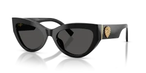 แว่นกันแดด Dolce Gabbana DG4536 501 87 ดำล้วน สำหรับผู้หญิง