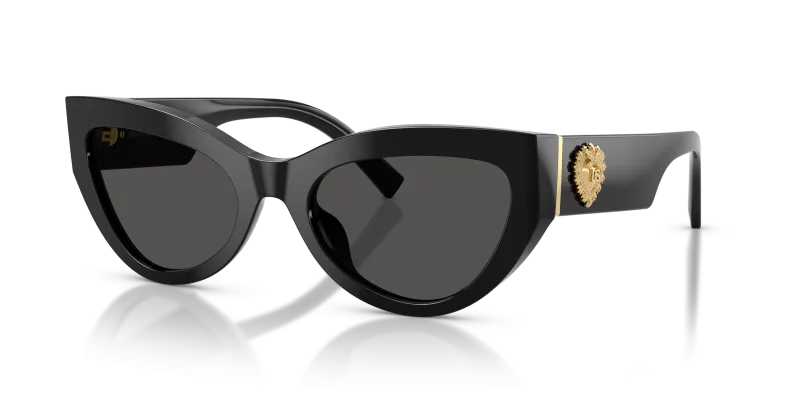 แว่นกันแดด Dolce Gabbana DG4536 501 87 ดำล้วน สำหรับผู้หญิง