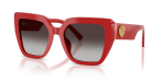 Dolce & Gabbana DG4538 30888G แว่นกันแดดสีแดงเข้ม สำหรับผู้หญิง