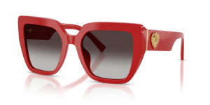 Dolce & Gabbana DG4538 30888G แว่นกันแดดสีแดงเข้ม สำหรับผู้หญิง