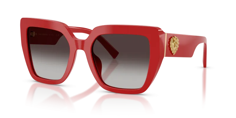 Dolce & Gabbana DG4538 30888G แว่นกันแดดสีแดงเข้ม สำหรับผู้หญิง