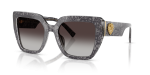 แว่นกันแดด Dolce & Gabbana DG4538-34718G Print Black Lace Dolce & Gabbana DG4538 34718G แว่นกันแดดลายลูกไม้สีดำ สำหรับผู้หญิง