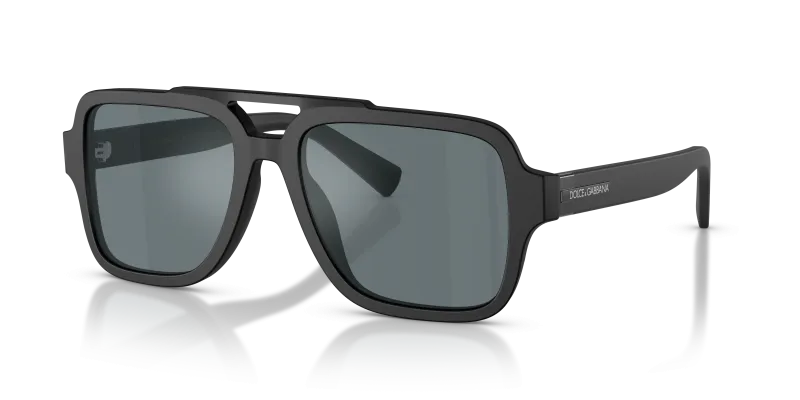 แว่นกันแดด Dolce & Gabbana DG4544-25256G Matte Black Grey Mirror Black แว่นกันแดด Dolce Gabbana DG4544 25256G ดำด้าน สำหรับผู้ชาย