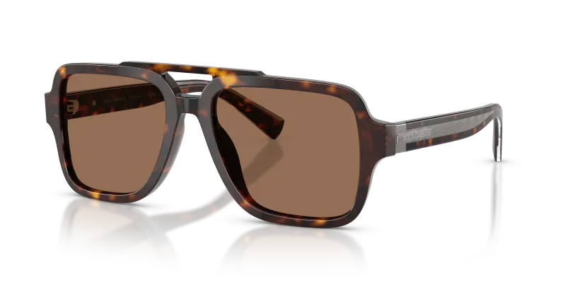 Dolce & Gabbana DG4544 502/73 แว่นกันแดดทรงนักบินฮาวานา สำหรับผู้ชาย
