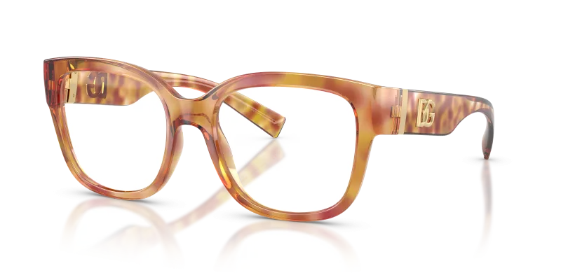 กรอบแว่นสายตา Dolce & Gabbana DG5115-3477 Violet Havana กรอบแว่นสายตา Dolce Gabbana DG5115 3477 ฮาวานาม่วง สำหรับผู้หญิง