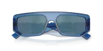 แว่นกันแดด Dolce & Gabbana DG6203-300925 Transparent Blue Dark Grey Ar Blue Dolce & Gabbana DG6203 300925 close-up ด้านหน้า