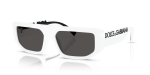 Dolce Gabbana DG6203 331287 แว่นกันแดดยูนิเซ็กซ์เลนส์เทาเข้ม