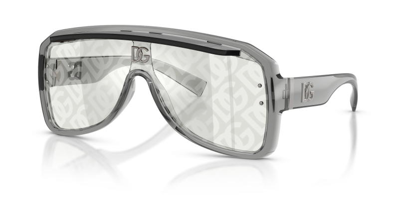 แว่นกันแดด Dolce & Gabbana DG6205-3160AL Transparent Grey Light Grey Dolce & Gabbana DG6205 3160AL แว่นกันแดดสีเทาโปร่งใส ทุกเพศ