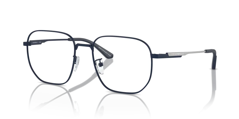 Emporio Armani EA1159D 3018 แว่นสายตาโลหะน้ำเงินด้าน สำหรับผู้ชาย