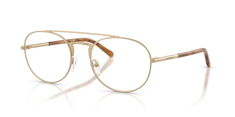 Emporio Armani EA1178 3002 แว่นสายตาโลหะทองด้าน สำหรับผู้ชาย