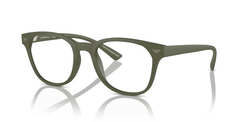 กรอบแว่นสายตา Emporio Armani EA3240U-6099 Matte Green Emporio Armani EA3240U 6099 แว่นสายตาสีเขียวด้าน สำหรับผู้ชาย